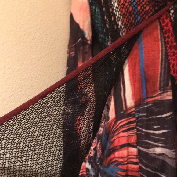 Alberto Makali New York Womens Multi-Color Print Long Sleeve Top-S - Picture 11 of 16